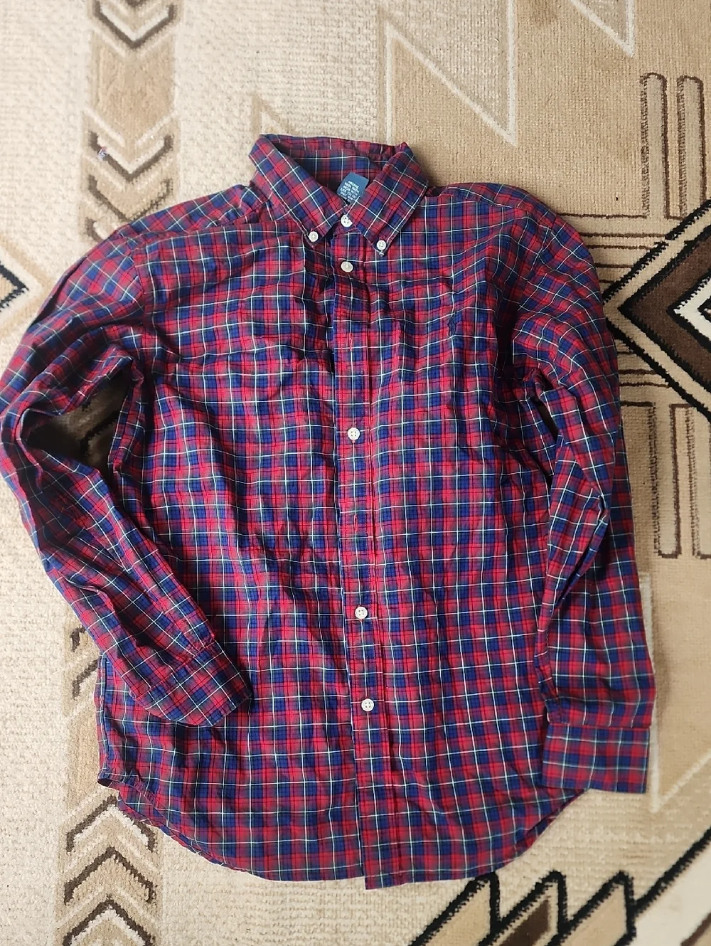 Ralph Lauren Plaid Button Down Shirt